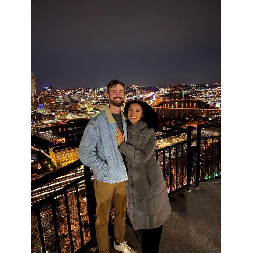 Moments after we got engaged!!