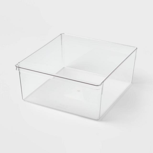 6"x14.5"x13.1" XL Fridge & Pantry Bin Clear - Brightroom™
