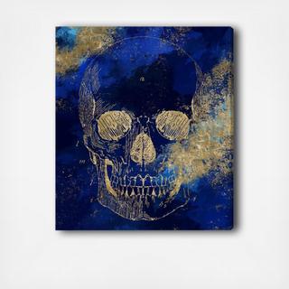 Gold Skull Canvas Art