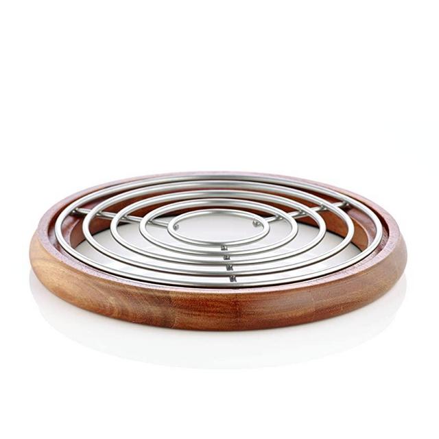 Sabatier Wire and Aacacia Wood Trivet