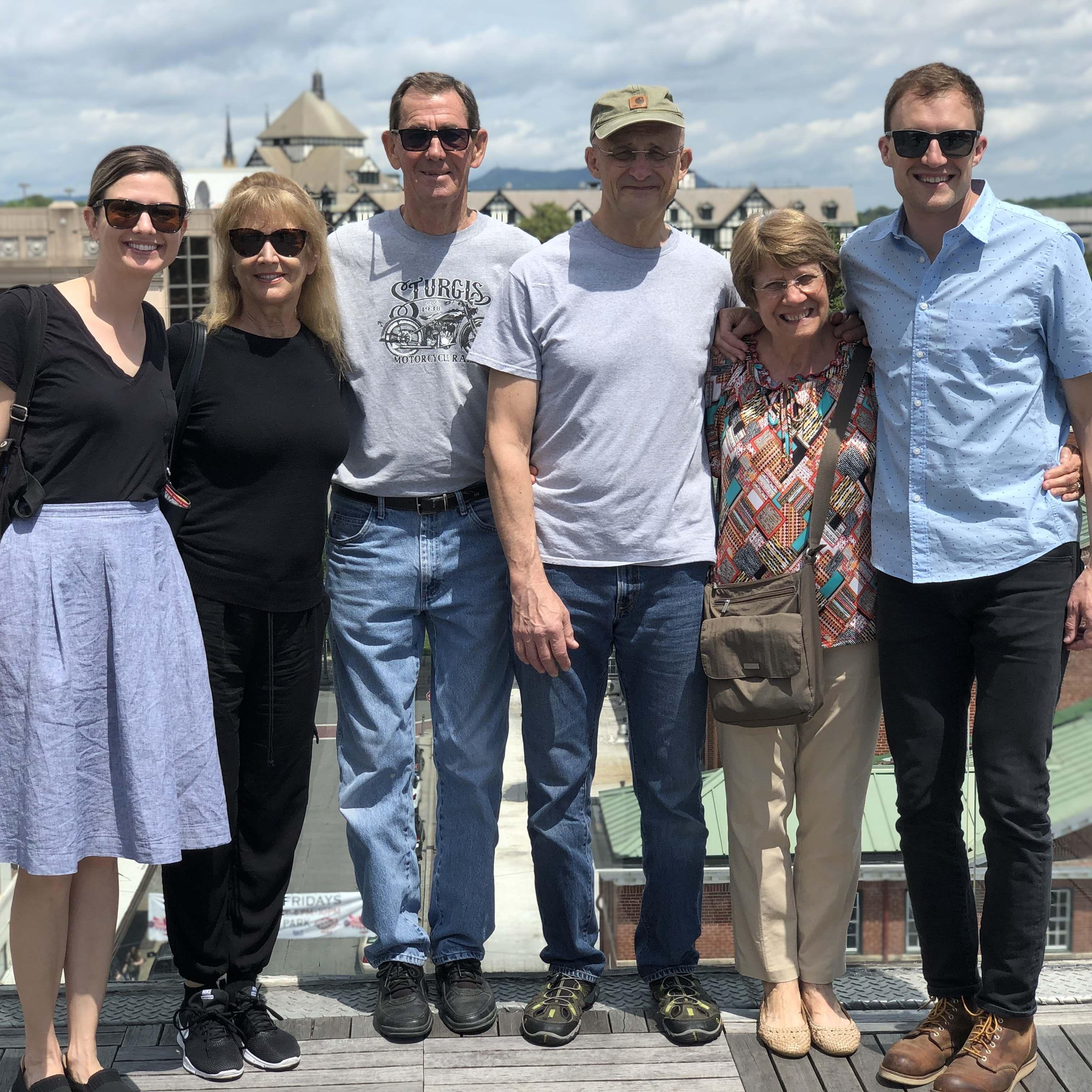 The whole fam in Roanoke, VA.  May 4th, 2019