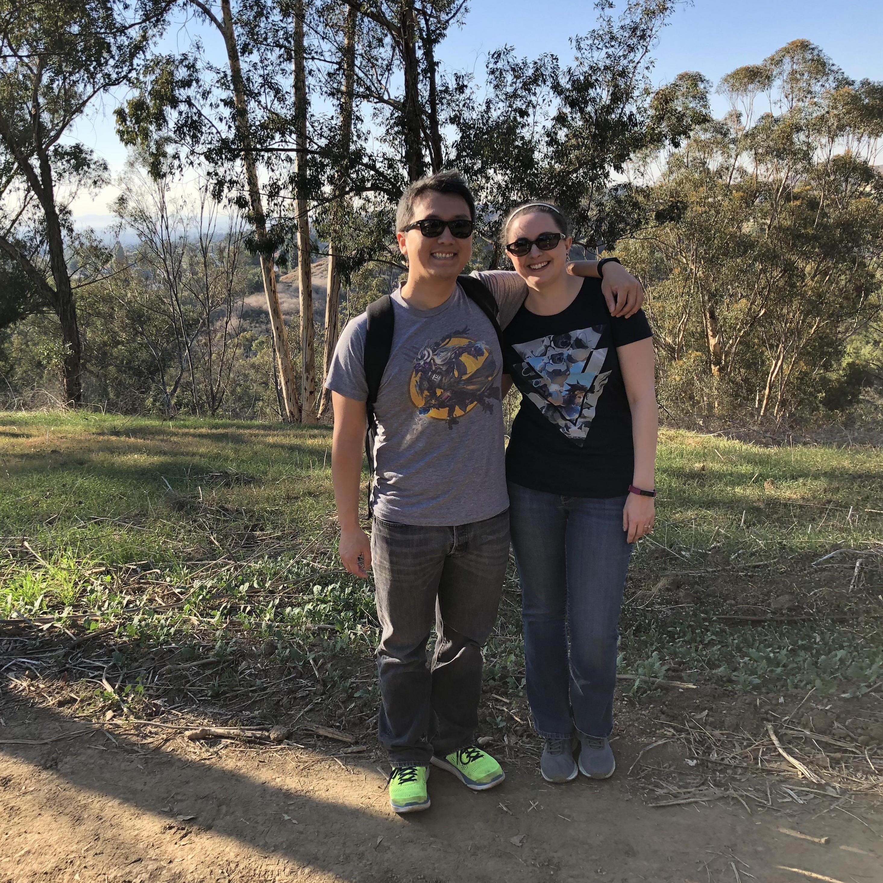 We love hiking and being outdoors! This was a recent hike in Whittier with some friends.