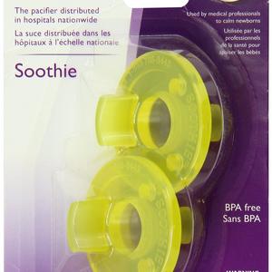 Philips Avent 2 Piece BPA Free Soothie Pacifier, Yellow, 0-3 Months