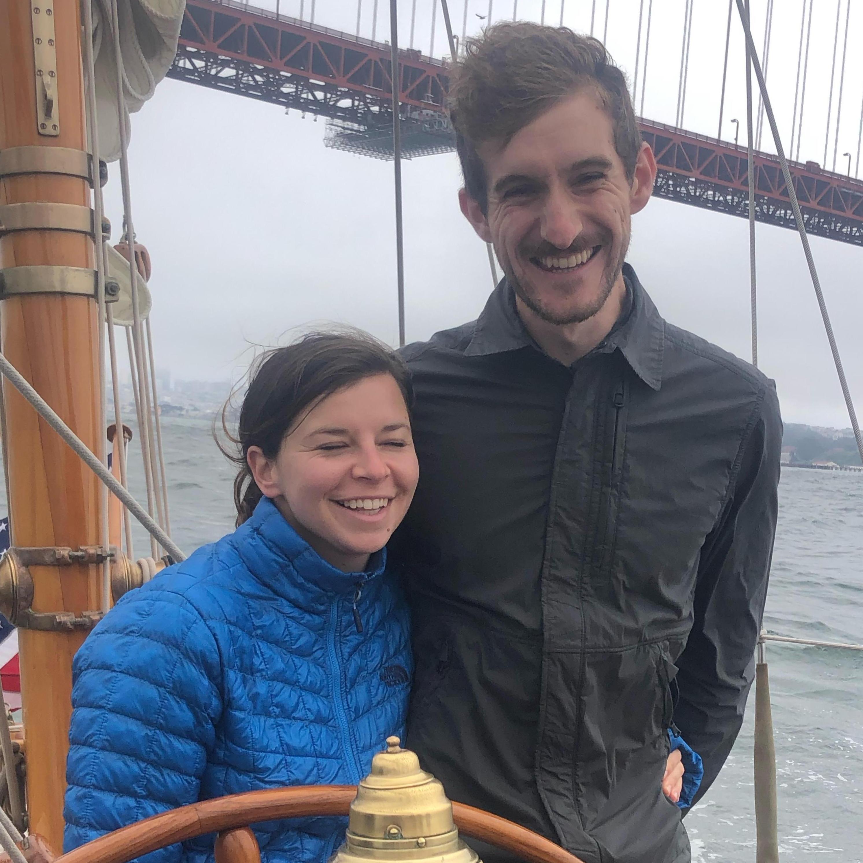 Sailing under the Golden Gate Bridge