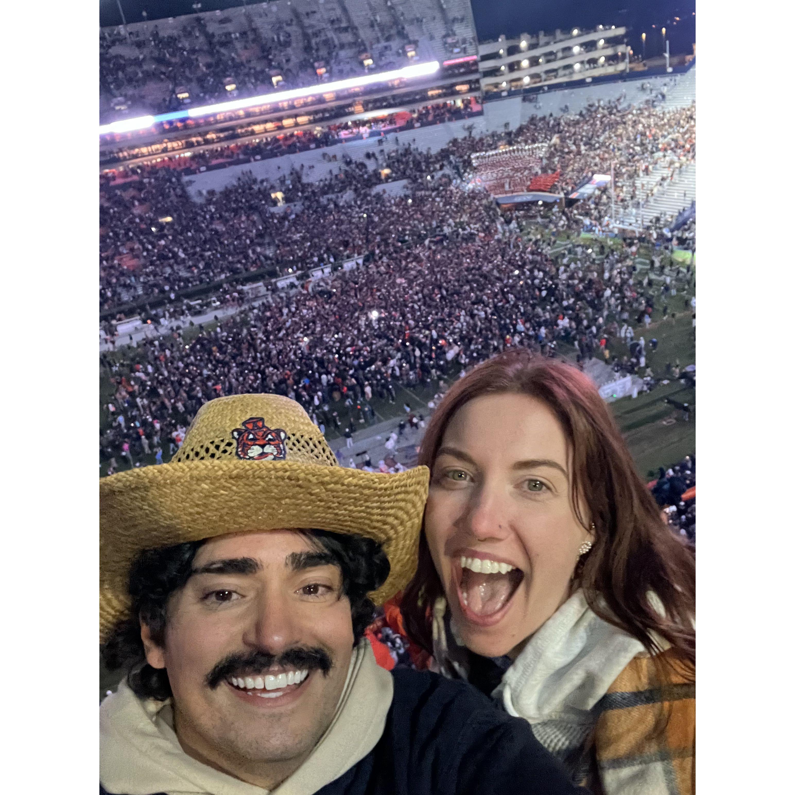 Steven's First Auburn Game! WAR EAGLE!
