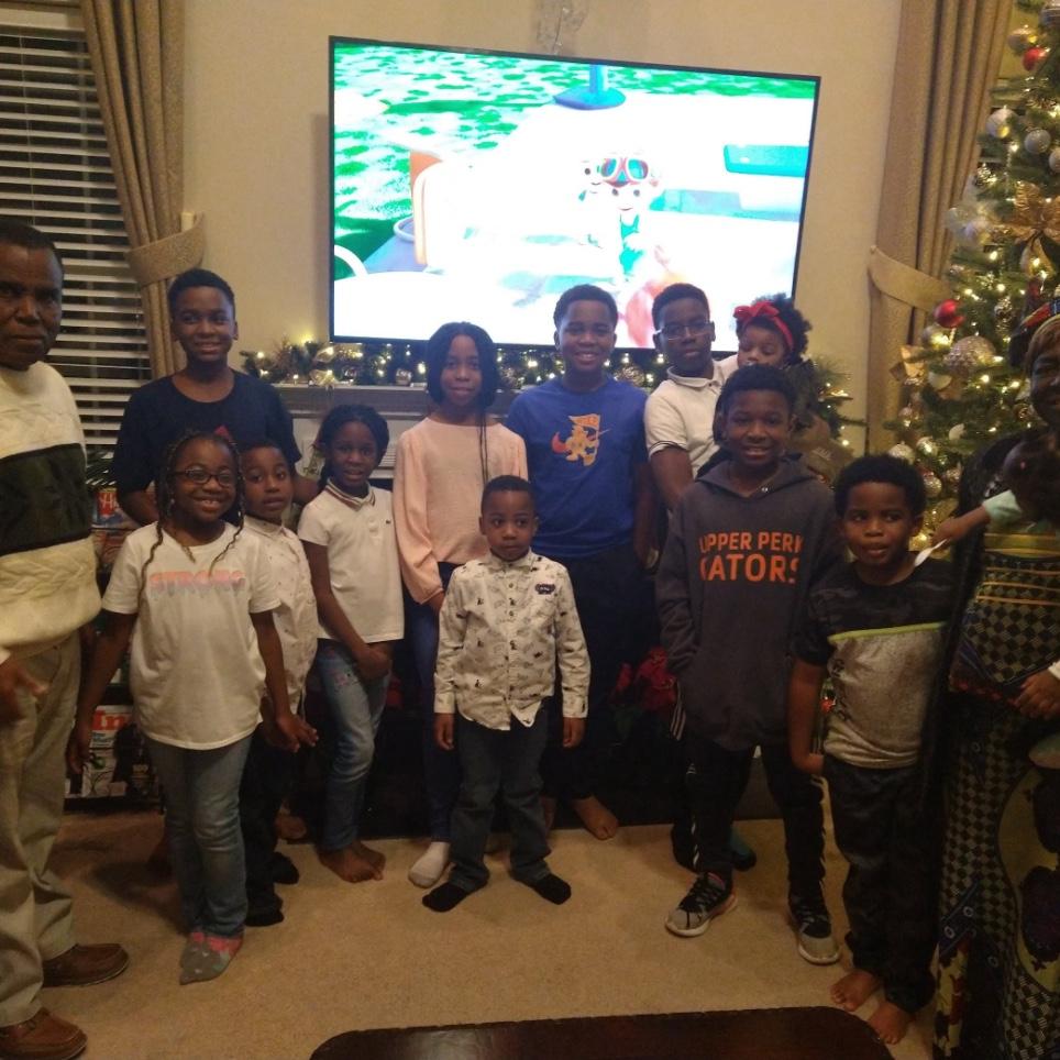 The Golden Couple with Their Grandchildren