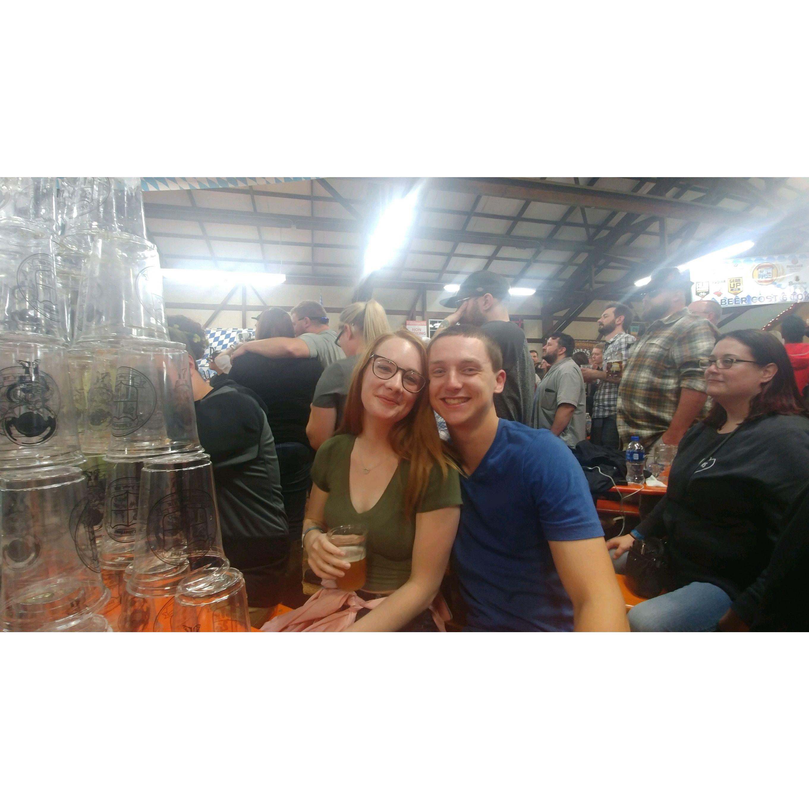 Our first of many Oktoberfest's! Sep. 2018