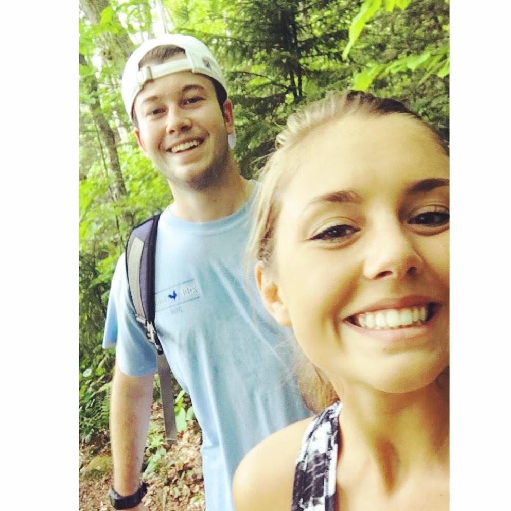 Julia & Zack hiking Mount Mansfield (Stowe, VT 2016)