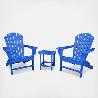 South Beach Outdoor Adirondack 3-Piece Set