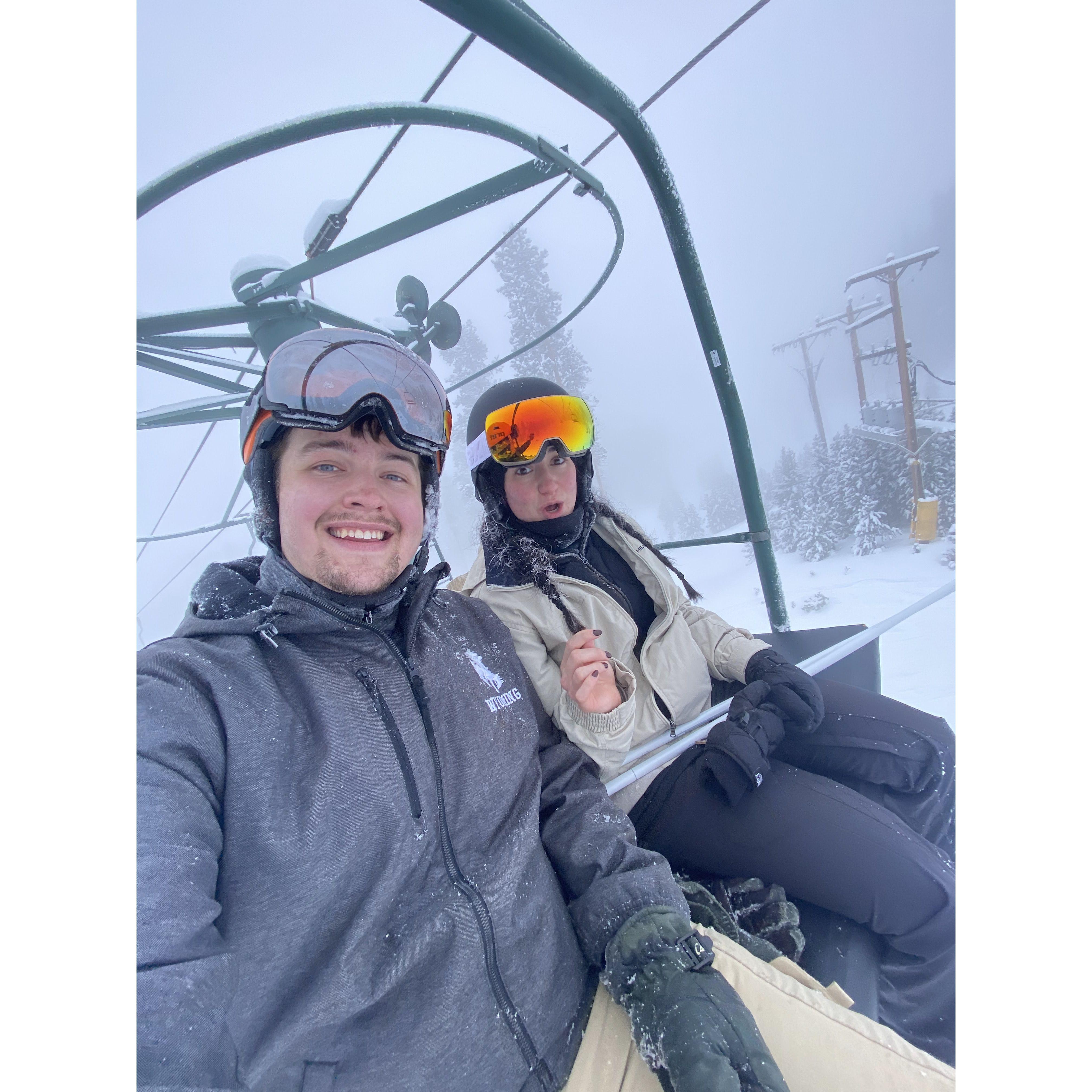 Our favorite winter activity to do together