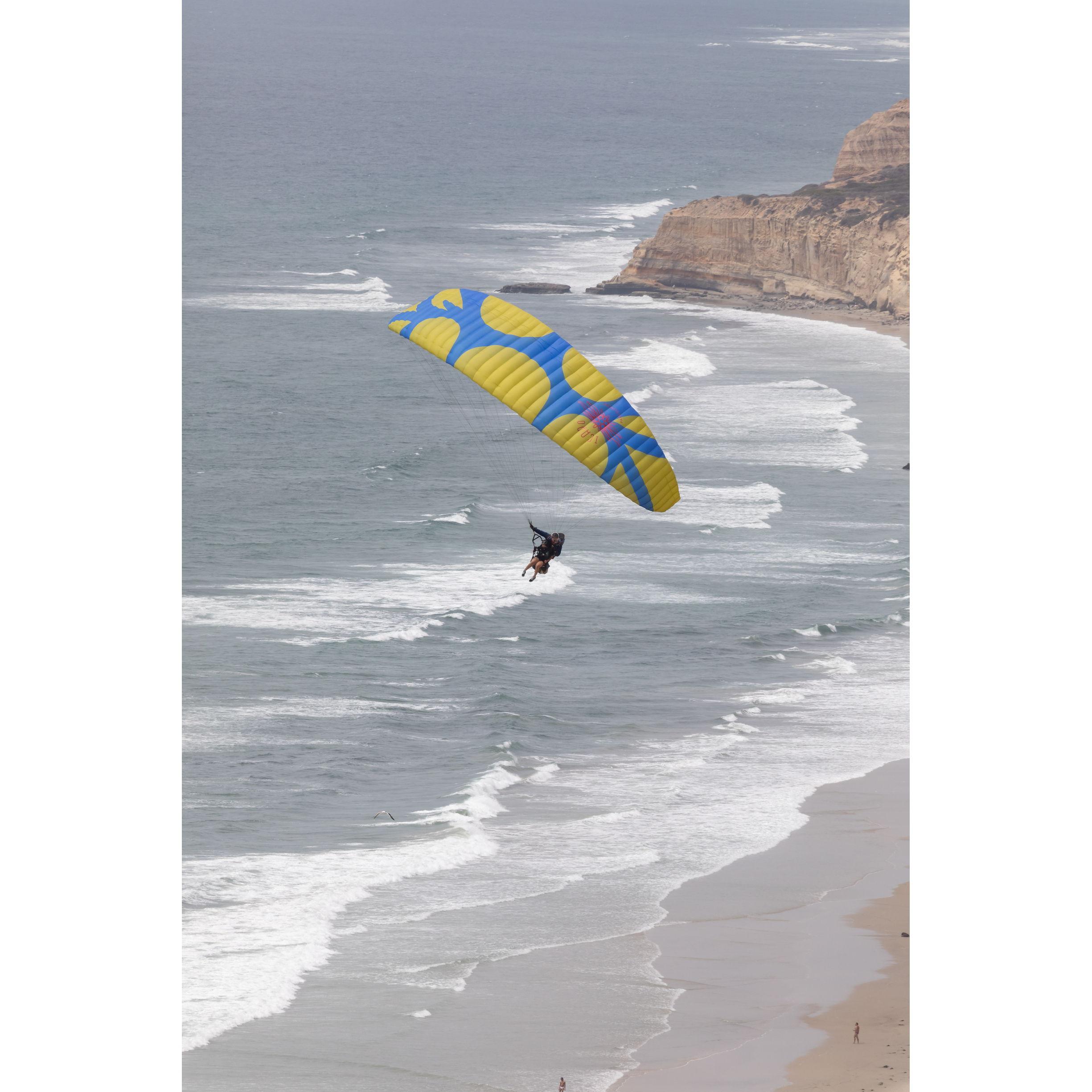 First time paragliding!