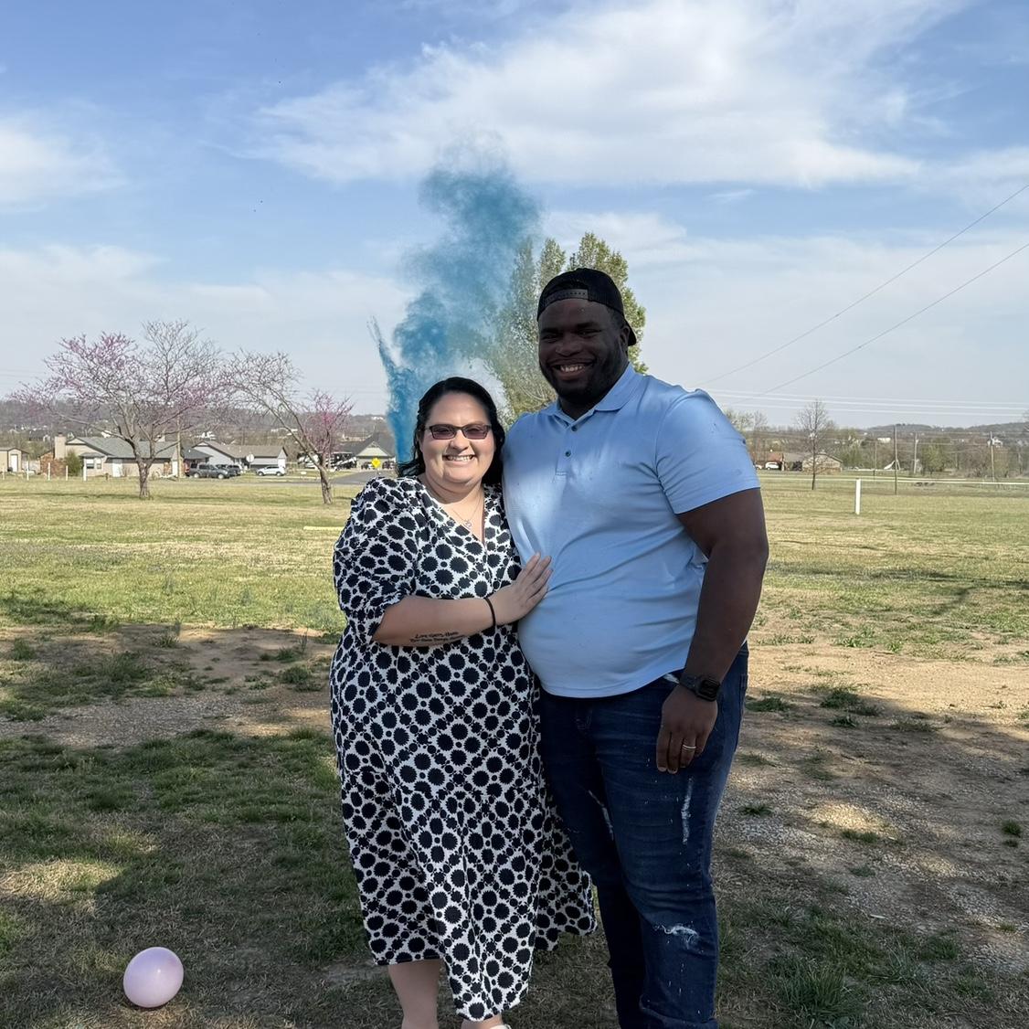 Finding out the gender of our precious rainbow baby. It is a BOY! March 22, 2026