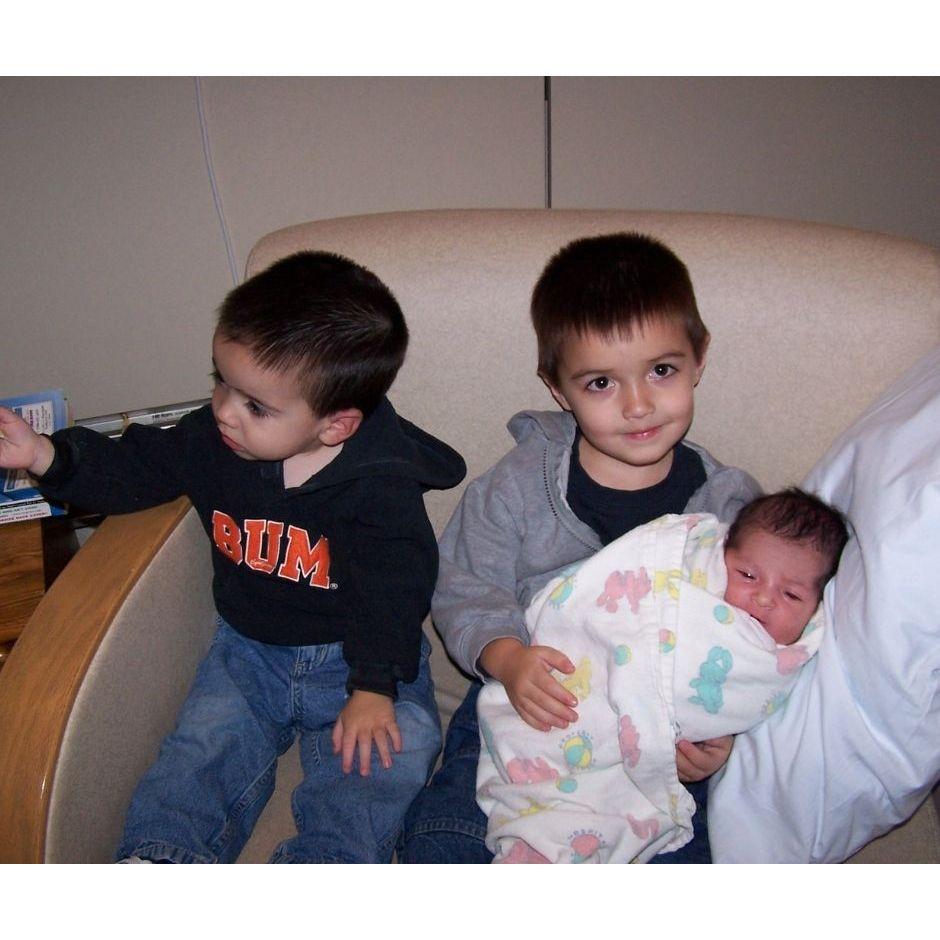 John with Joe and baby Payton