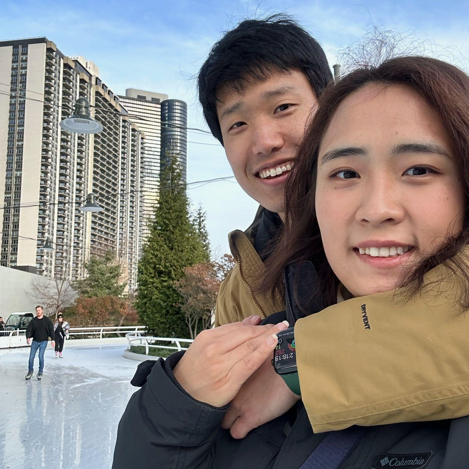 Ice skating in Chicago 2023