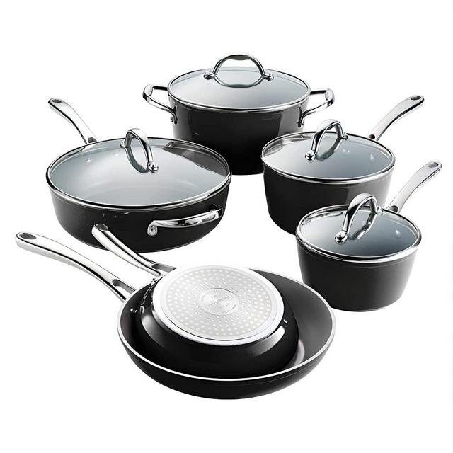 Tramontina 10 Pc Cold-Forged Induction Ceramic Cookware Set (80110/033DS)