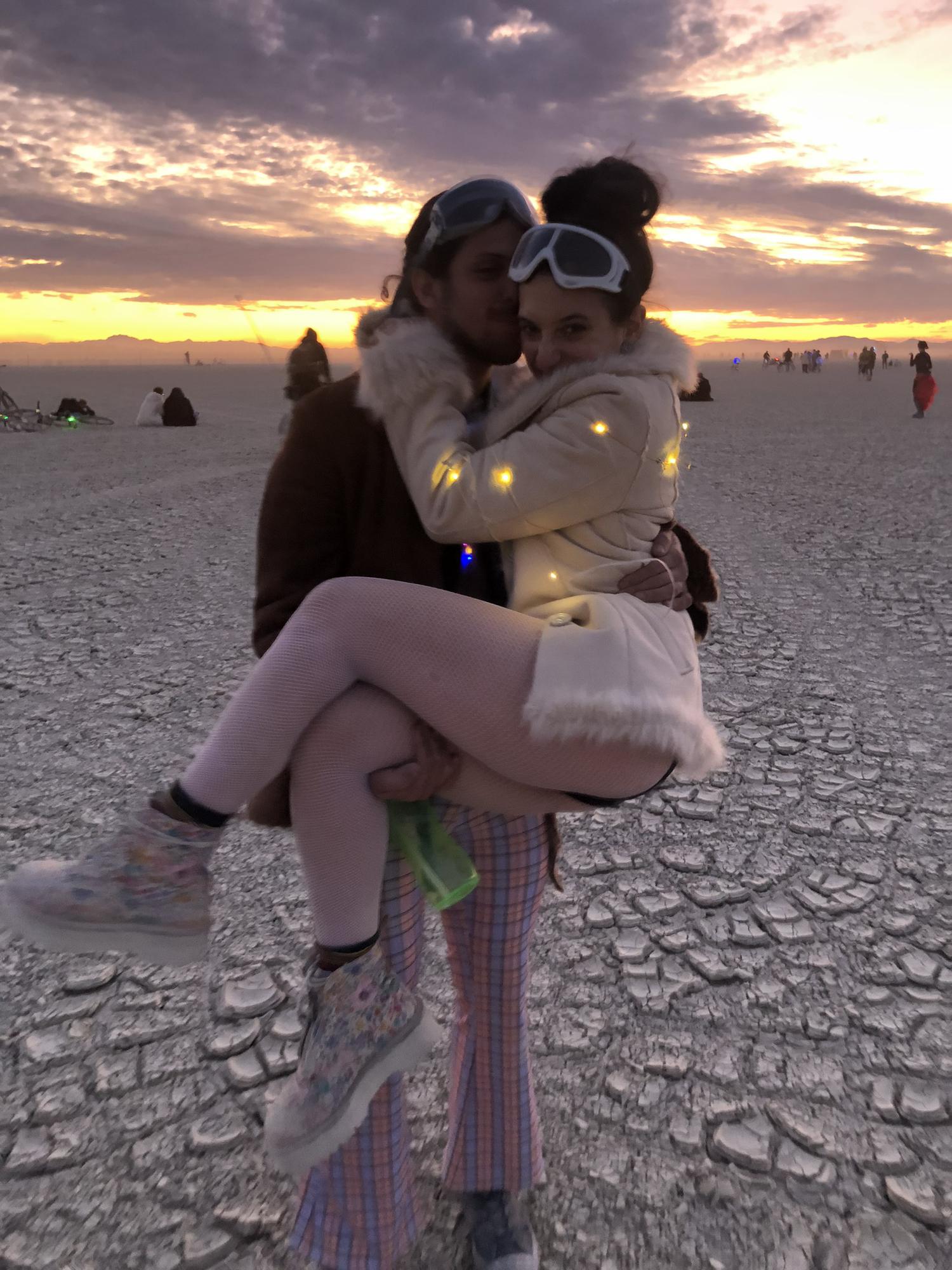 Doing the desert sunrise thing!