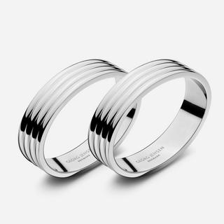 Bernadotte Stainless Steel Napkin Ring, Set of 2
