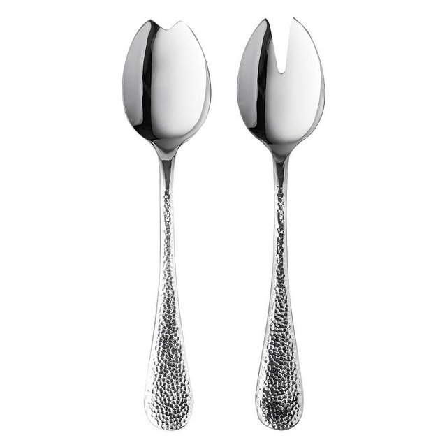 Mepra Epoque Hammered Serving Utensils - Shiny Stainless Steel
