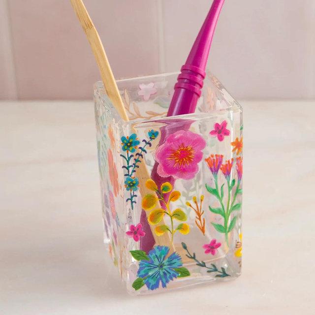 Bath Tumbler - Floral