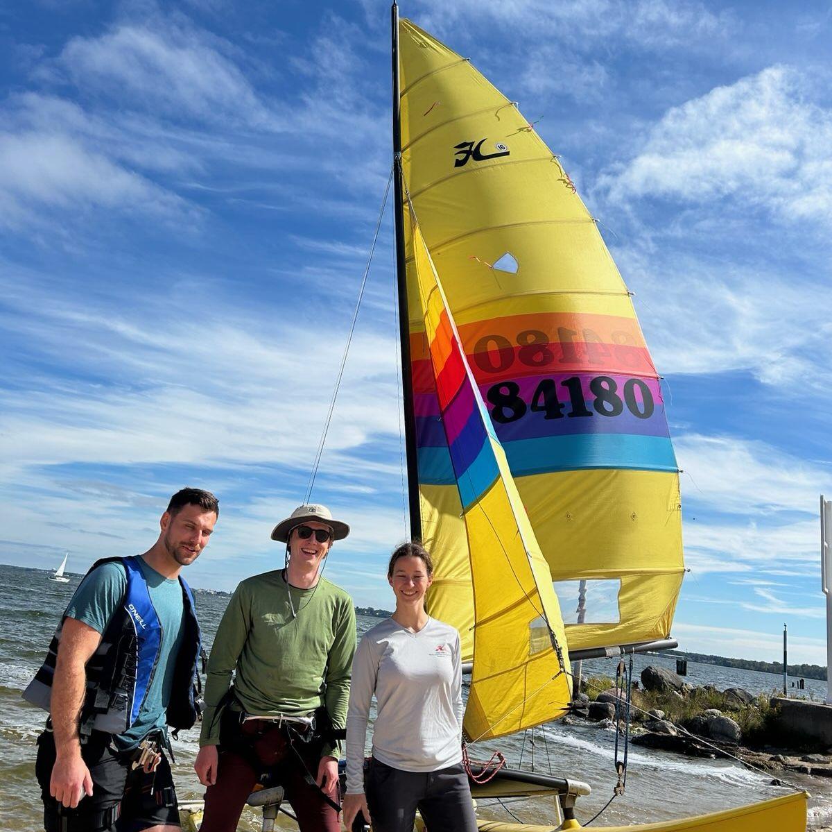 It took no convincing at all to get Ray sailing that year for some reason