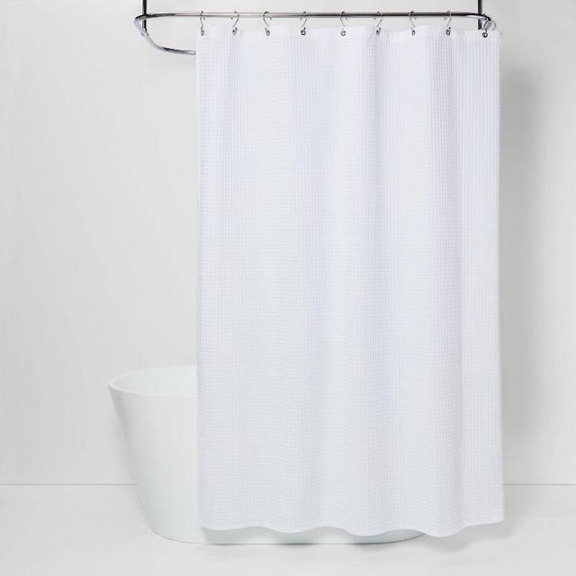 Waffle Weave Shower Curtain - Threshold™
