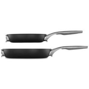 Calphalon - Premier 2-Pc. Space-Saving Hard-Anodized Non-Stick Fry Pan Set