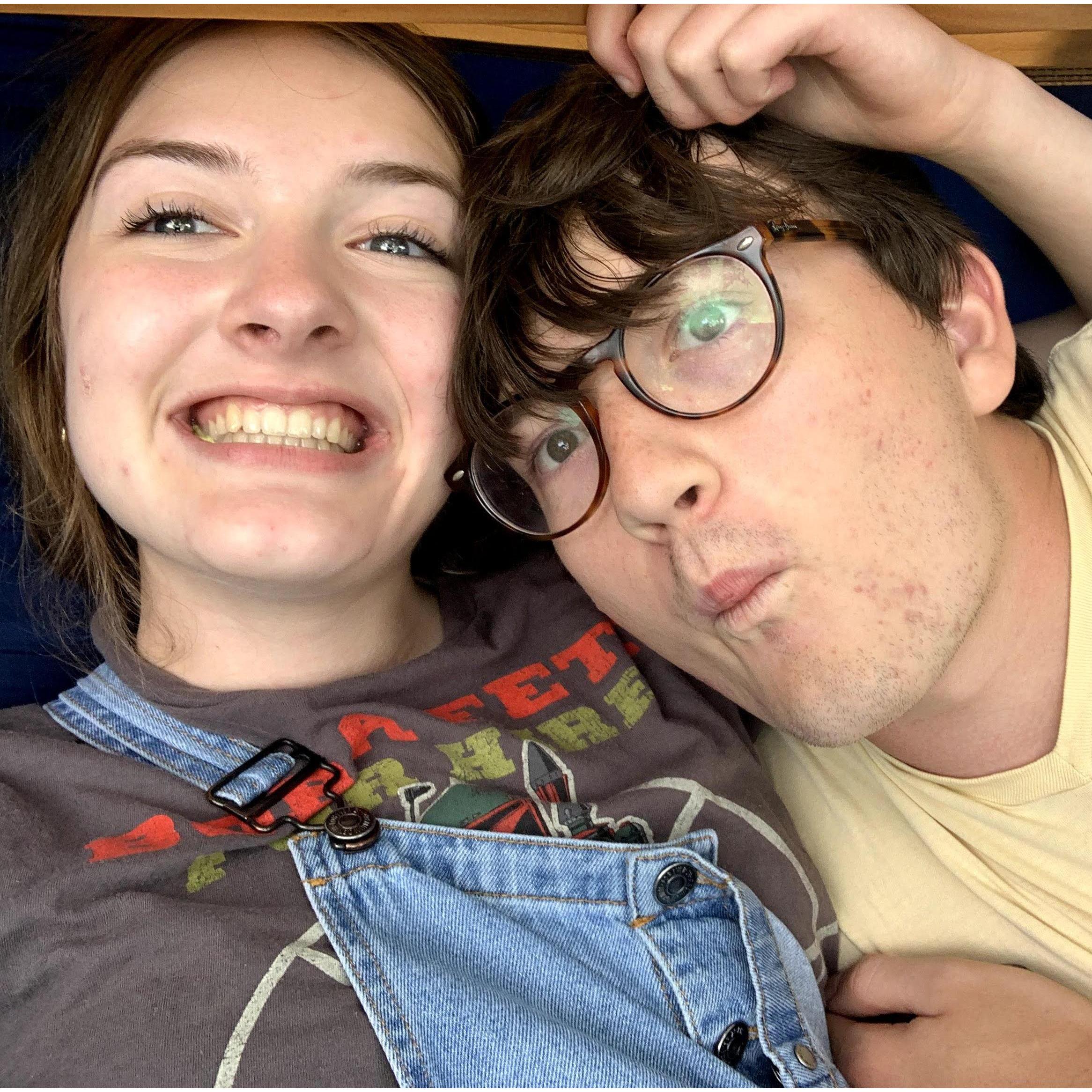 We started dating in this hammock!