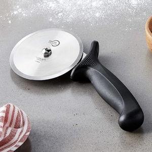 Mercer Culinary Millennia Pizza Cutter with Black Handle, 4 Inch Wheel