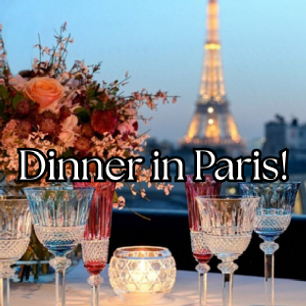 Honeymoon Day #3 Dinner: Paris