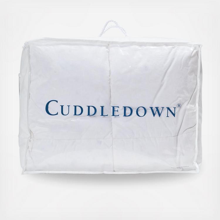 700 Fill Power European White Goose Down Sateen Pillow (Standard): White