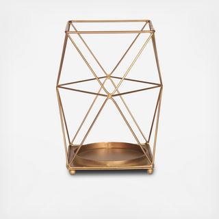 Iron Geo Candle Holder