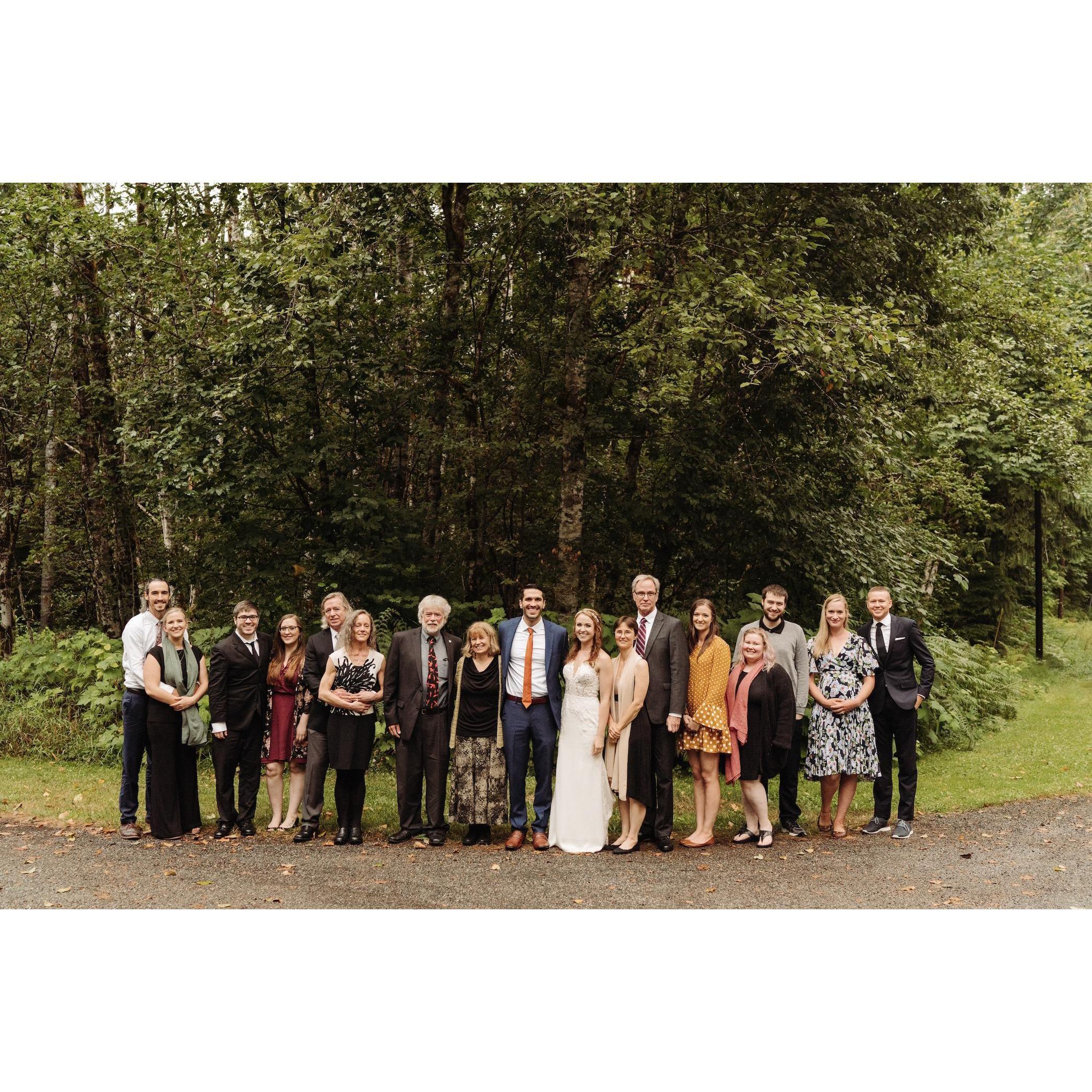 Our covid mountain wedding crew