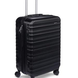 Amazon Basics 26" Hardside Medium Checked Luggage (Black)