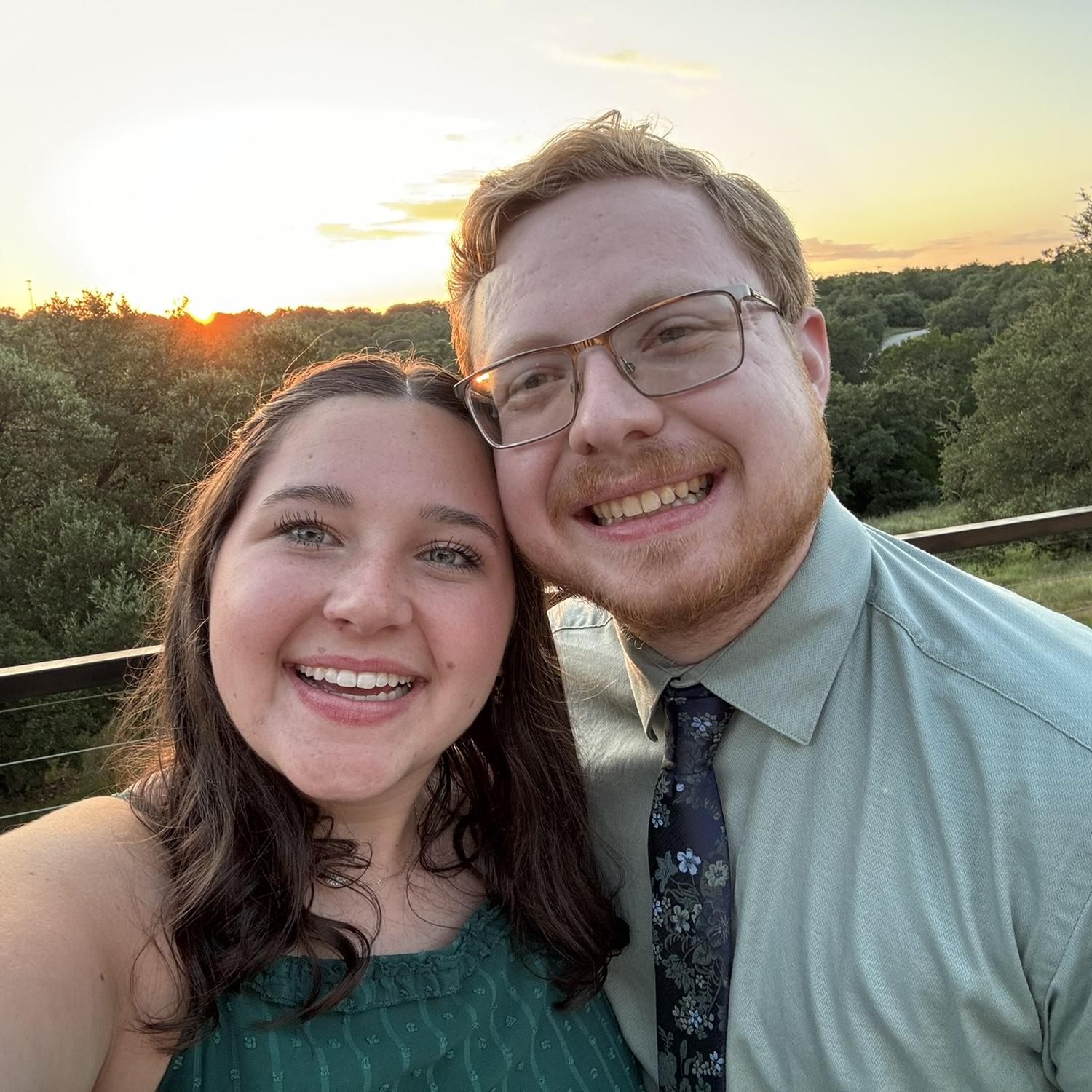 Attending a wedding together!