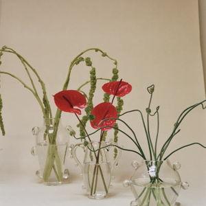 Thrifted Small Blown Glass Vases