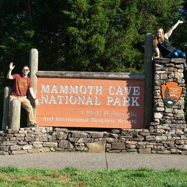 Fourth on our completed list, Mammoth Cave National Park, was a change of scenery type as we hiked down into tunnels and caves rather than up mountains!