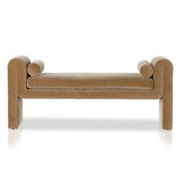 Four Hands Mitchell Accent Bench-Thames Cream | Perigold