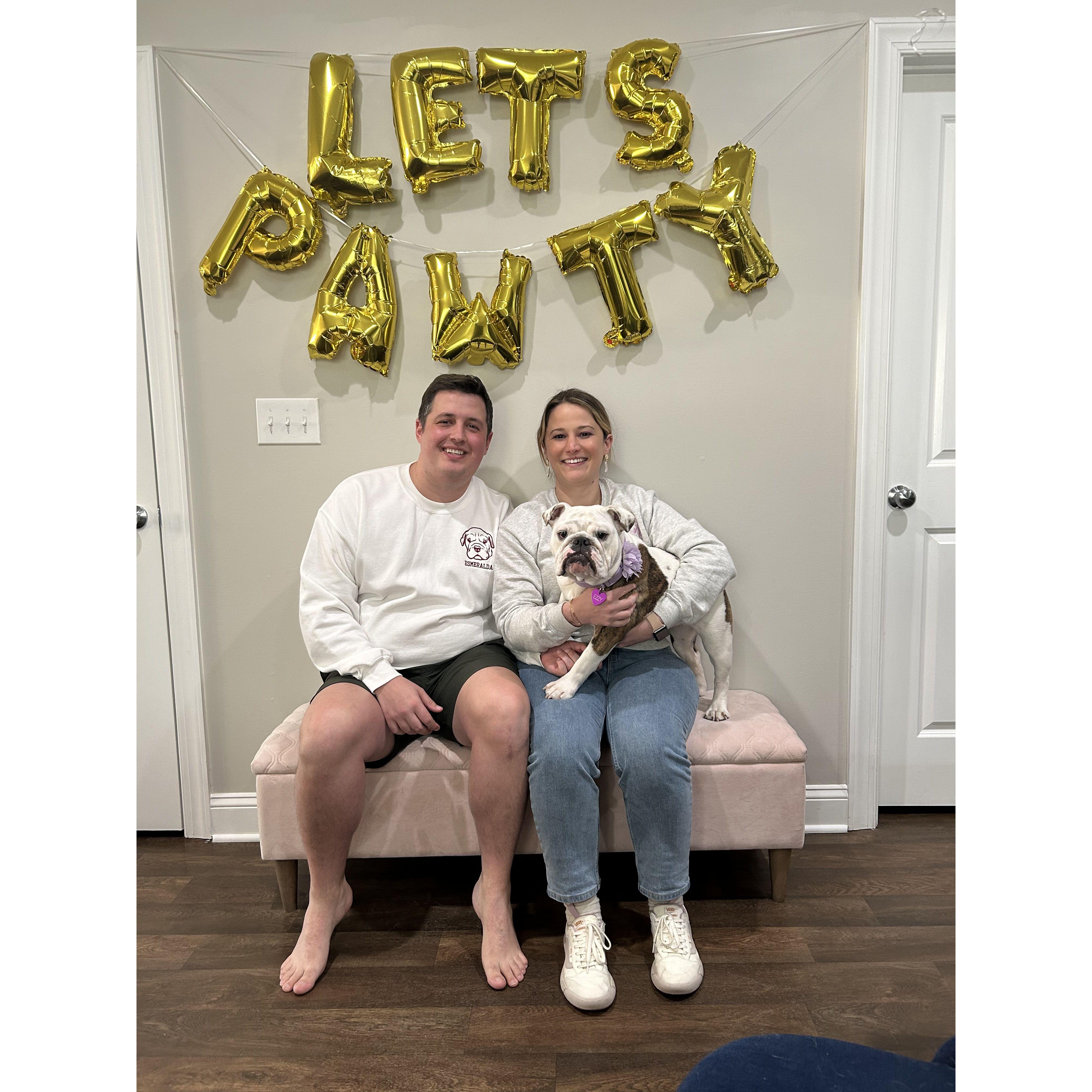 ezzy's first bday!