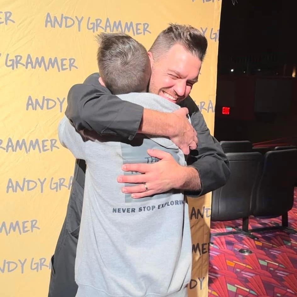 Emily meeting Andy Grammer at Mohegan Sun!