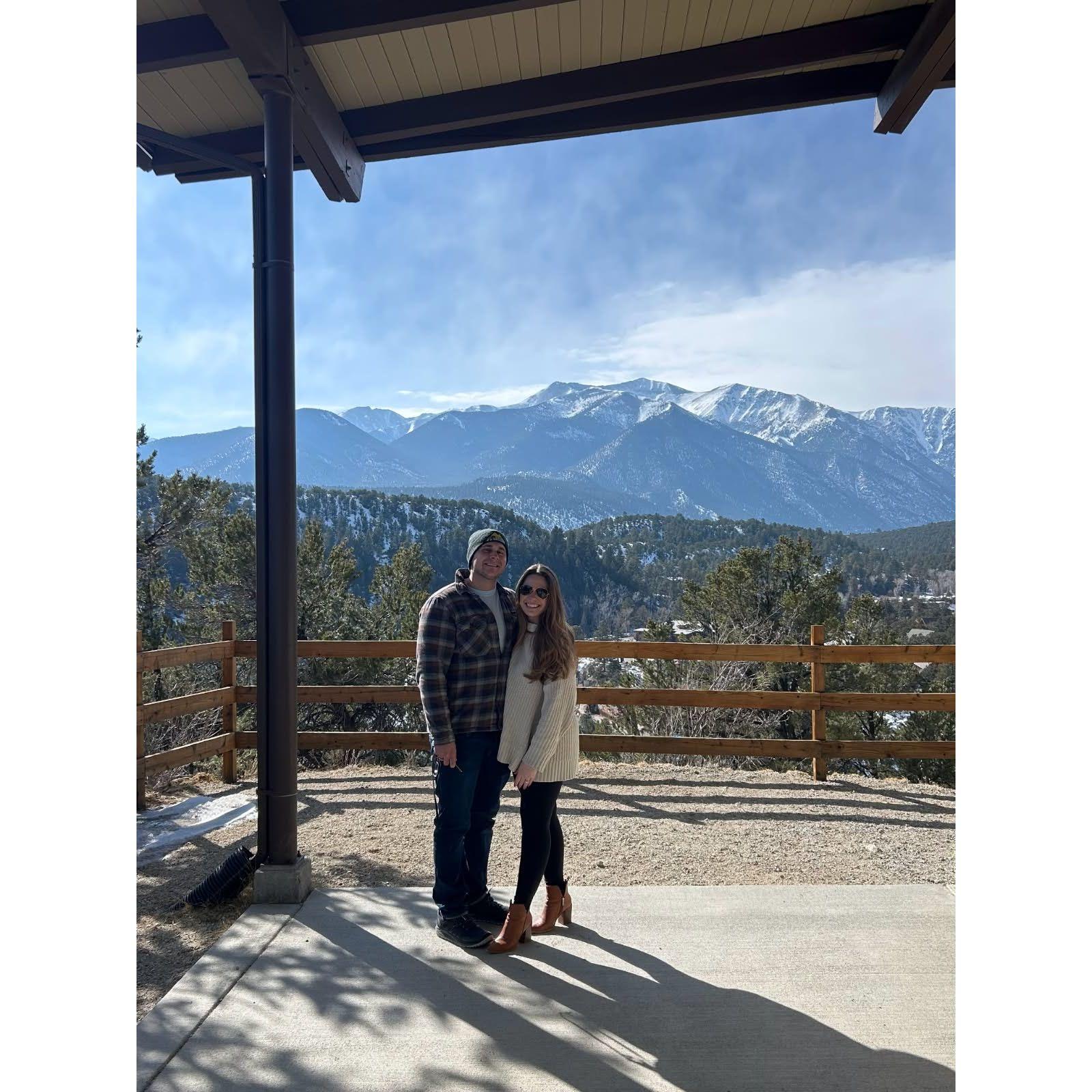 1/26/2025 | Mt. Princeton Conference center view, where we will be having our rehearsal dinner and welcome drinks the night before the wedding!