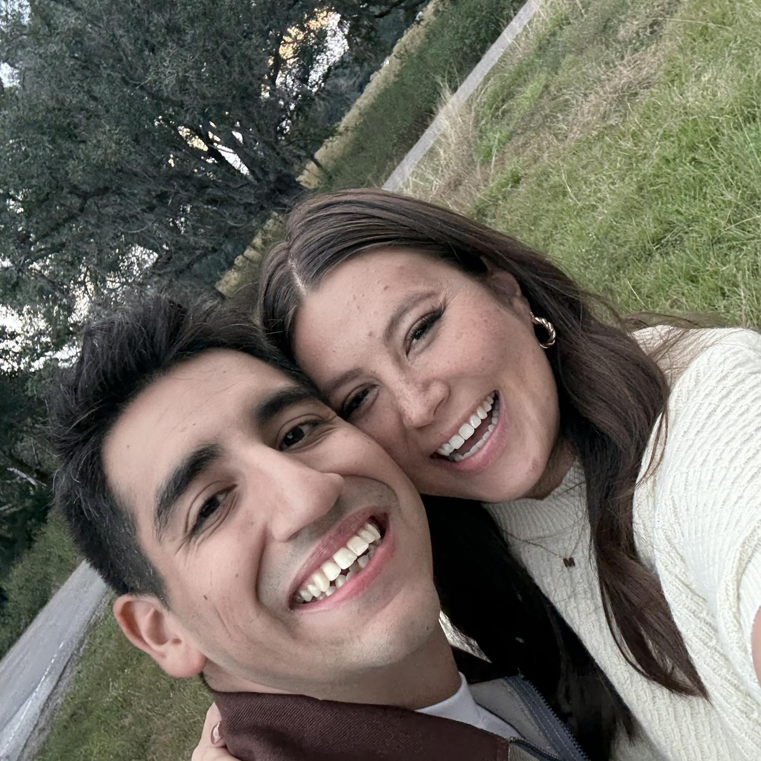 The after photo from our Engagments!