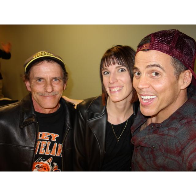 Oh yes, we got to meet Steve O at the Funny Bone!
