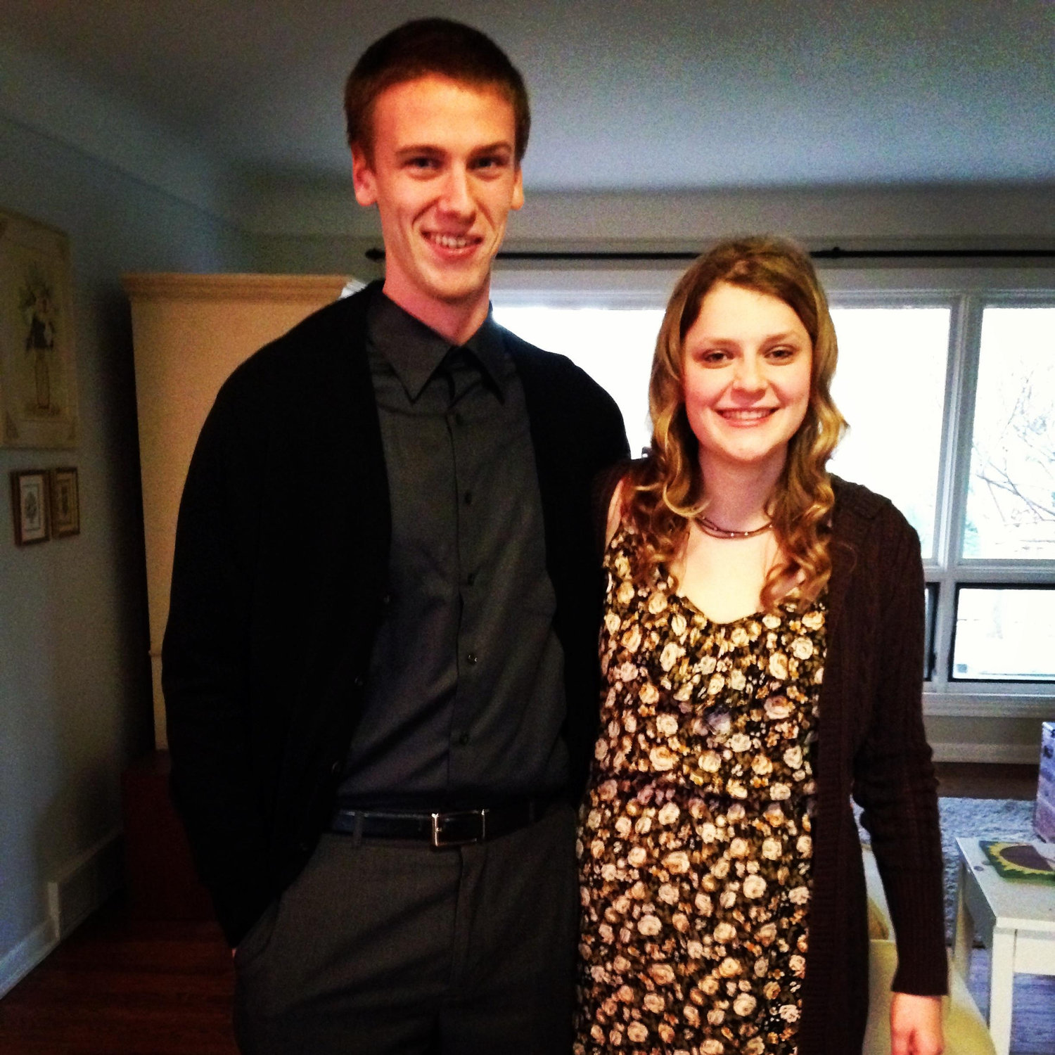The first time we celebrated an anniversary... our 3 month anniversary in 2013. π