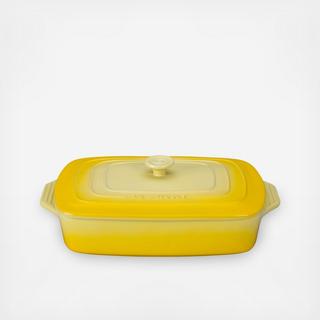 Covered Rectangular Casserole Dish