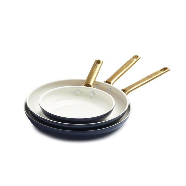 GreenPan™ Reserve Ceramic Nonstick Fry Pans, Set of 3, Blue