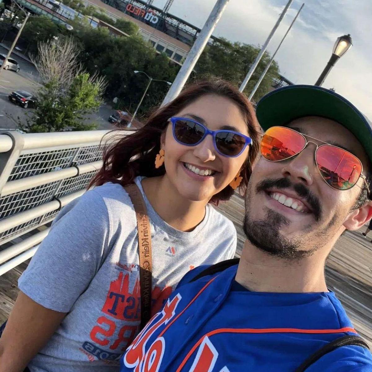 You know it's love when a girl born and raised in the Bronx wears Mets gear.