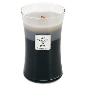 WoodWick® Warm Woods Trilogy 22-Ounce Jar Candle