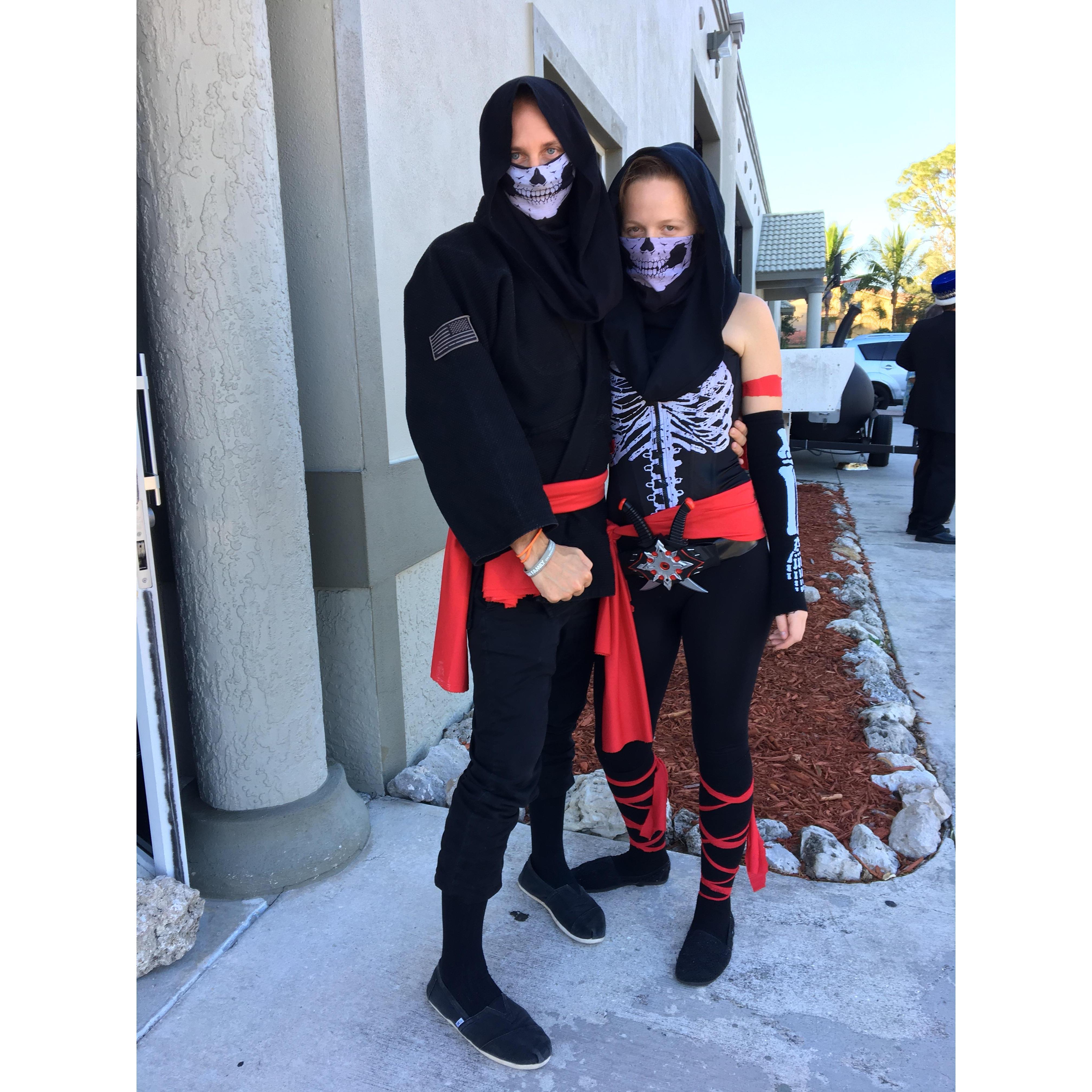 Spooky ninjas, Halloween 2016