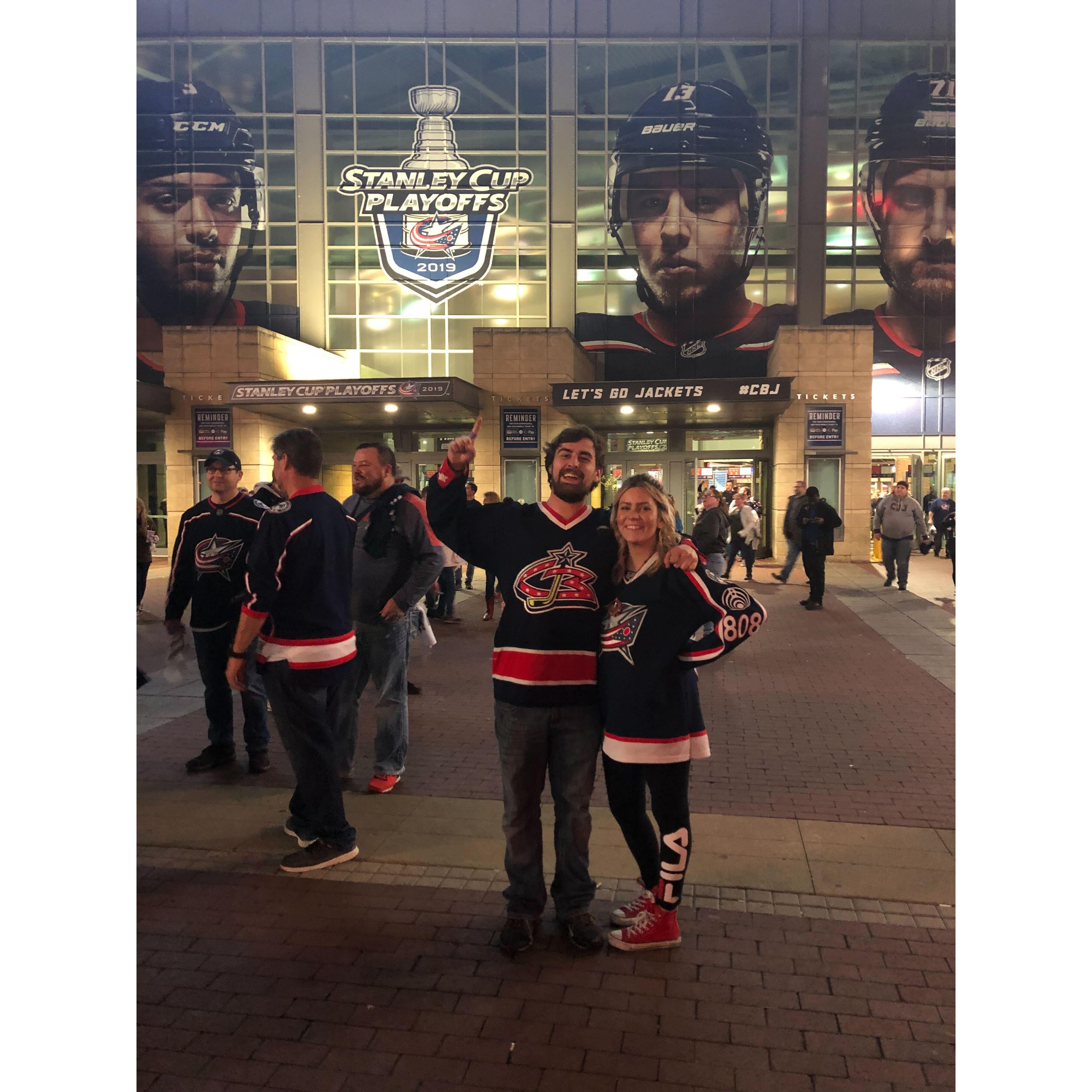 Columbus Blue Jackets Playoff Game, 2019