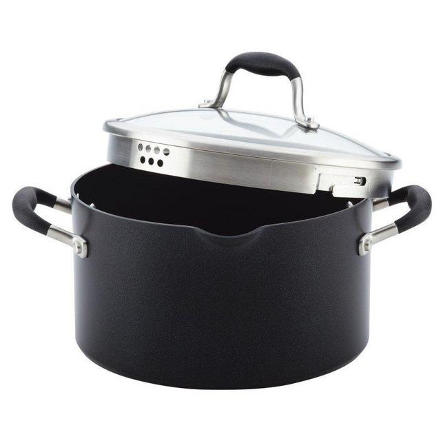 6-Qt. Covered Stockpot, Onyx